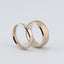 Individual model of wedding rings in 585 red gold