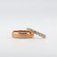 Individual model of wedding rings in 585 red gold