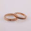 Індивідуальна модель обручок в червоному  золоті