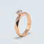 Individual ring model in 585 red gold