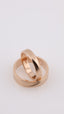Individual model of wedding rings in 585 red gold