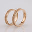 Індивідуальна модель обручок в червоному золоті