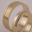 Індивідуальна модель обручок в лимонному   золоті