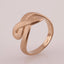 Індивідуальна модель каблучки в червоному золоті