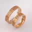 Wedding rings "Vyshyvanka" with ornaments from the Kyiv region