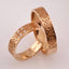 Wedding rings "Vyshyvanka" with ornaments from the Kyiv region