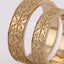 Wedding rings "Vyshyvanka" with ornaments from the Kyiv region