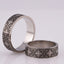 Wedding rings "Vyshyvanka" with ornaments from the Kyiv region