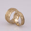 Individual model of wedding rings in white 585 gold
