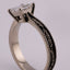 Custom Ring Design in White Gold