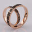 Wedding rings "Vyshyvanka" with ornaments from the Kyiv region