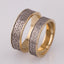 Wedding rings "Vyshyvanka" with ornaments from the Kyiv region