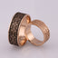 Wedding rings "Vyshyvanka" with ornaments from the Volyn region