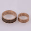 Wedding rings "Vyshyvanka" with ornaments from the Volyn region