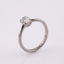Individual ring model in 585 white gold