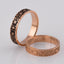 Wedding rings "Vyshyvanka" with ornaments from the Kyiv region
