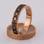 Wedding rings "Vyshyvanka" with ornaments from the Kyiv region
