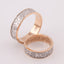 Wedding rings "Vyshyvanka" with ornaments from the Kyiv region