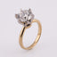 Individual ring model in 585 white gold