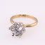 Individual ring model in 585 white gold