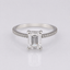 Individual ring model in 585 white gold