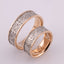 Wedding rings "Vyshyvanka" with ornaments from the Kyiv region