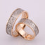 Wedding rings "Vyshyvanka" with ornaments from the Kyiv region