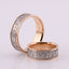 Wedding rings "Vyshyvanka" with ornaments from the Kyiv region