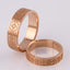 Wedding rings "Vyshyvanka" with ornaments from Rivne region