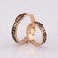 Wedding rings "Vyshyvanka" with ornaments from Rivne region