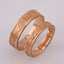 Wedding rings "Vyshyvanka" with ornaments from Donetsk region