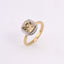 Individual ring model in 585 white gold