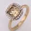 Individual ring model in 585 white gold