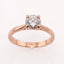 Individual ring model in 585 white gold