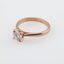 Individual ring model in 585 white gold