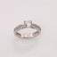 Individual ring model in 585 white gold