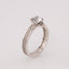 Individual ring model in 585 white gold