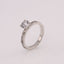 Individual ring model in 585 white gold