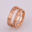 Wedding rings "Vyshyvanka" with ornaments from the Kyiv region