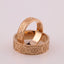 Wedding rings "Vyshyvanka" with ornaments from the Kyiv region